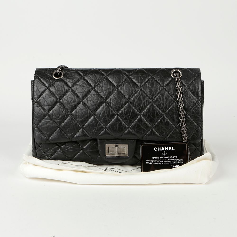 CHANEL Vintage Maxi Flap Shoulder & Crossbody Bag A37590
