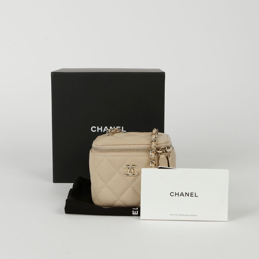 CHANEL Mini Caviar Vanity Shoulder & Crossbody Bag AP2624