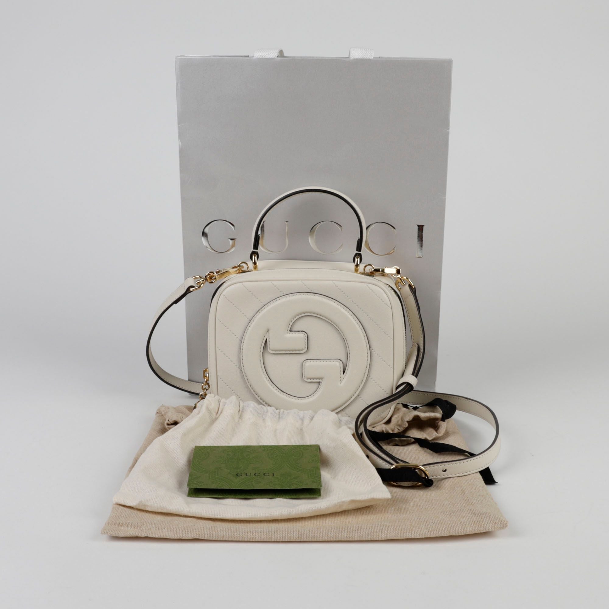 Gucci Blondie Top Handle Tote with Shoulder Strap 744434