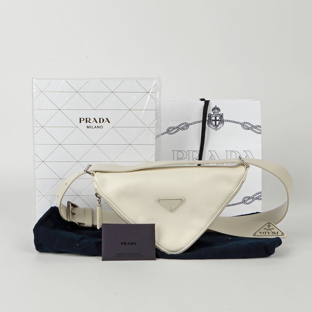 Prada Triangle Logo Triangle Belt Bag 2VL039