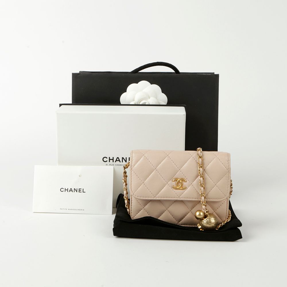 CHANEL Waist Mini Golden Ball Shoulder & Crossbody Bag AP1628