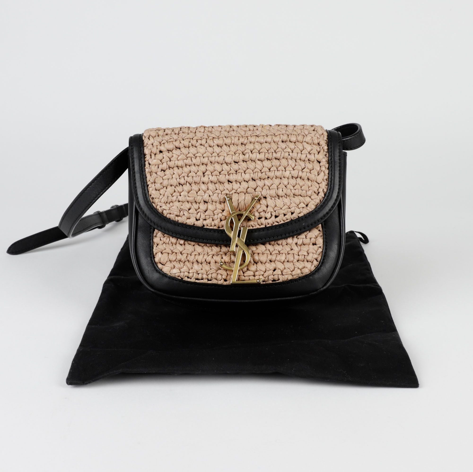Saint Laurent Small Black Kaia Shoulder Bag 619740