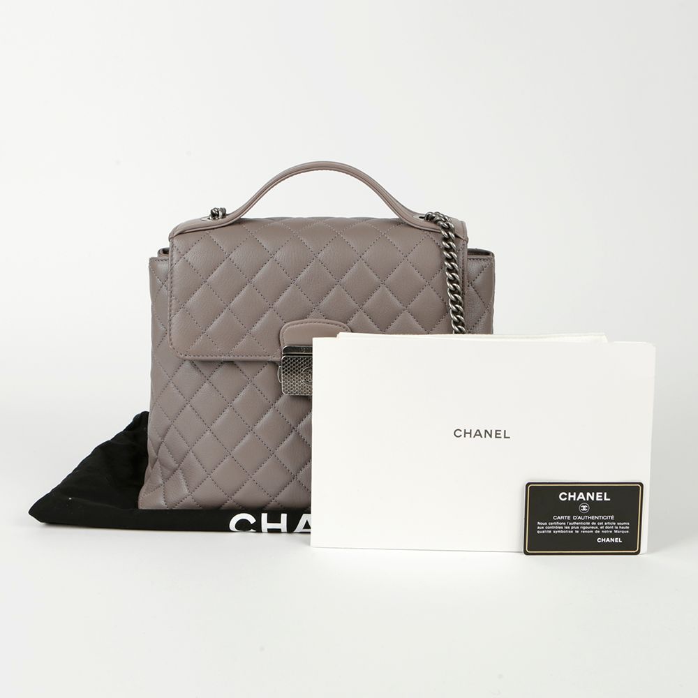 CHANEL Flap Tote with Shoulder Bag - SKU 23