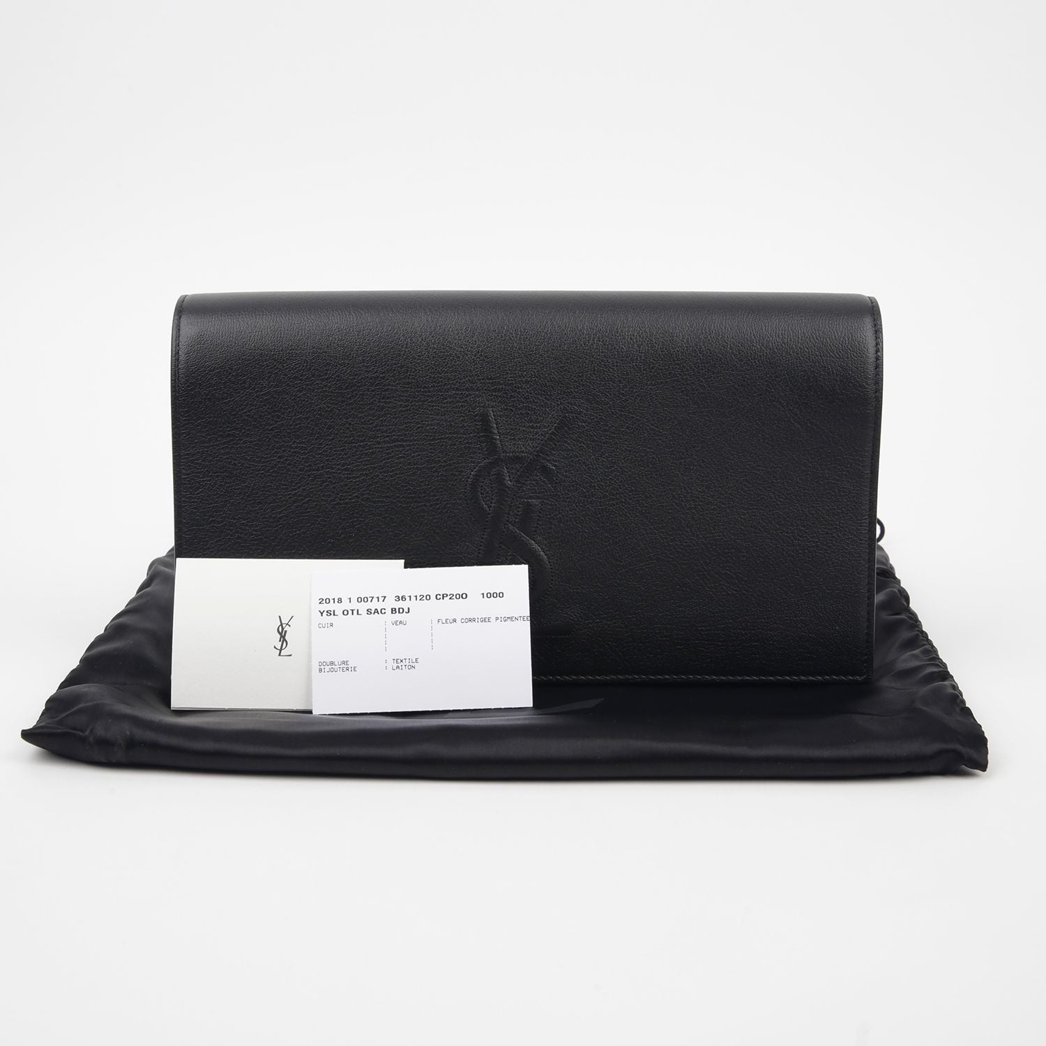Saint Laurent Velour Clutch 361120