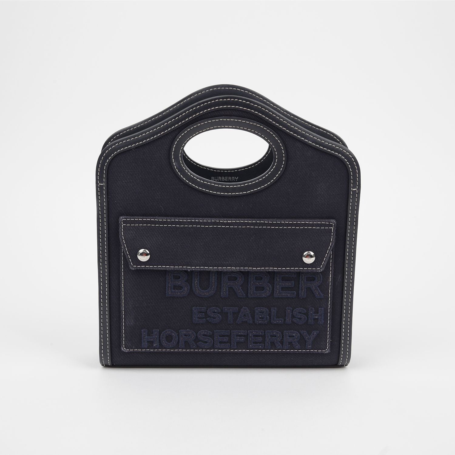 Burberry Mini Tote Bag with Pocket - SKU 8044176