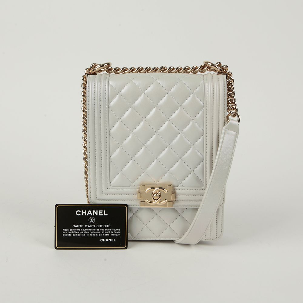 CHANEL North-South Flap Shoulder Crossbody Bag AS0130
