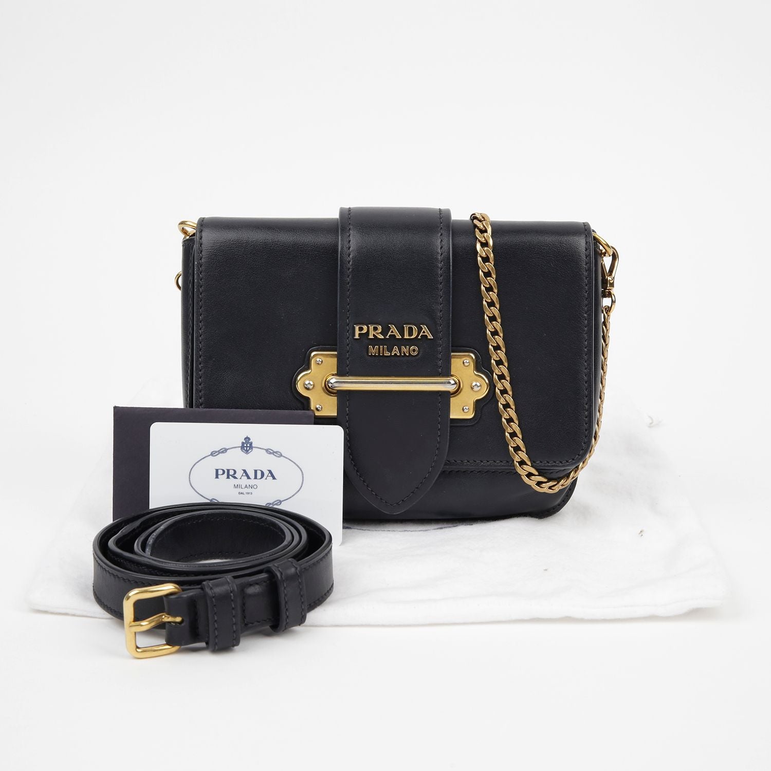 Prada Crossbody Belt Chain Bag 1BL004