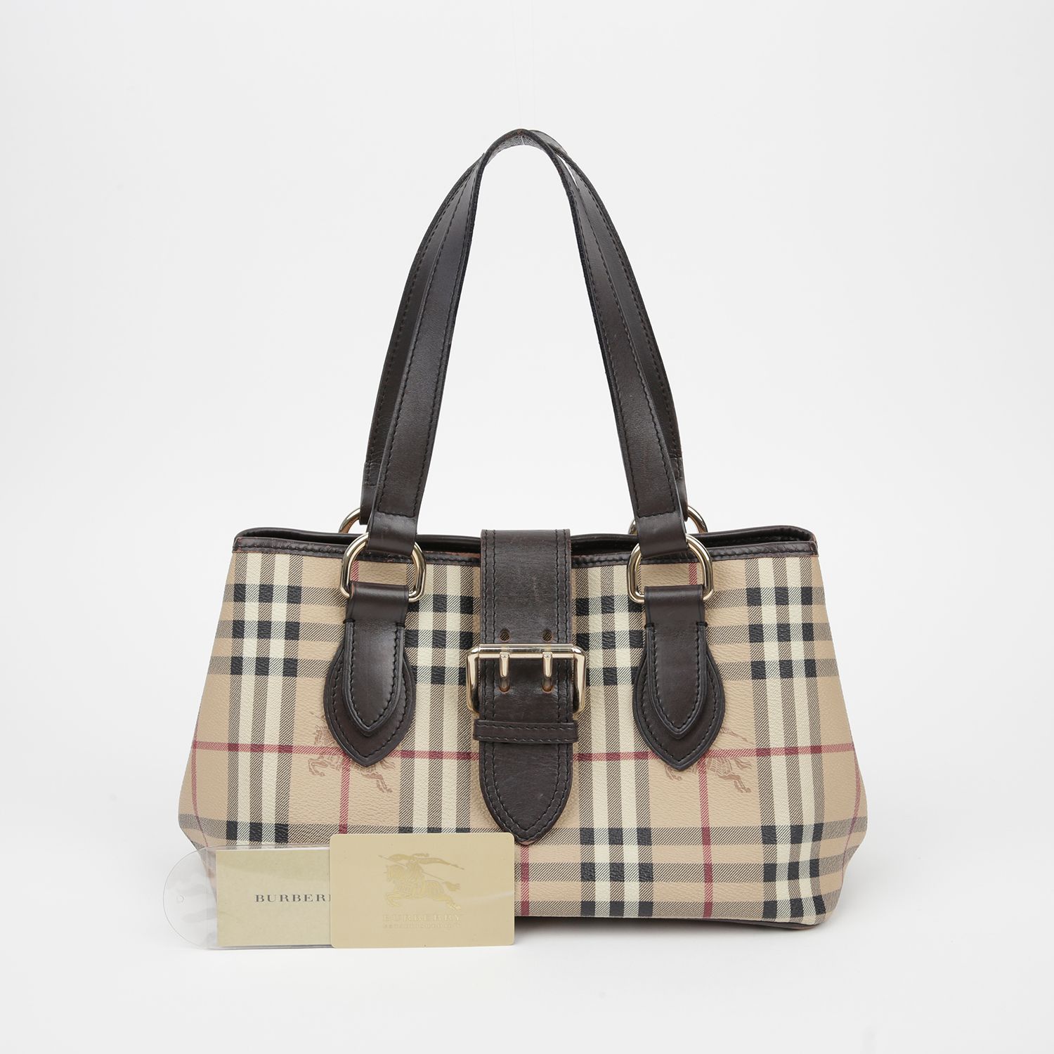 Burberry Classic Check PVC Tote Bag - SKU12345