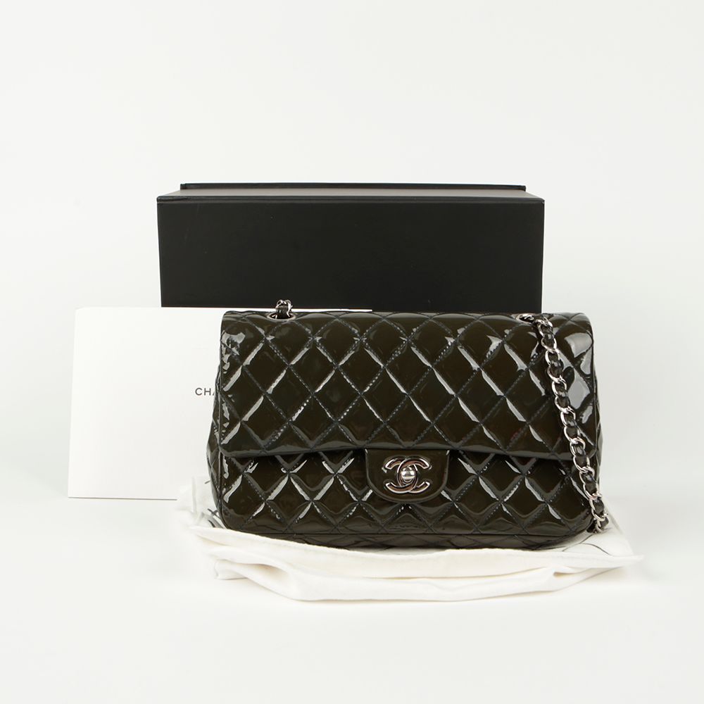 CHANEL Classic Medium Chain Shoulder Bag A01112
