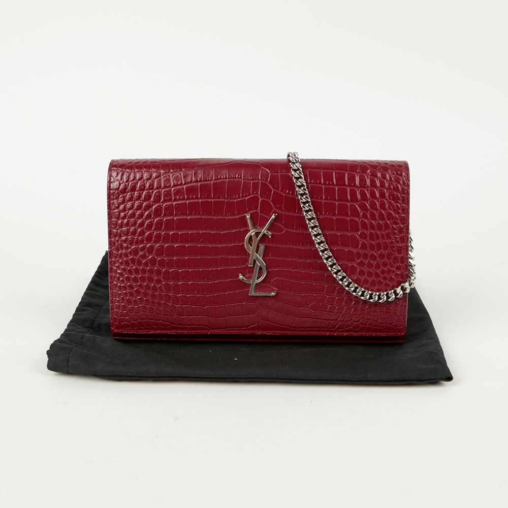 Saint Laurent Chain Wallet Shoulder Crossbody Bag 377829