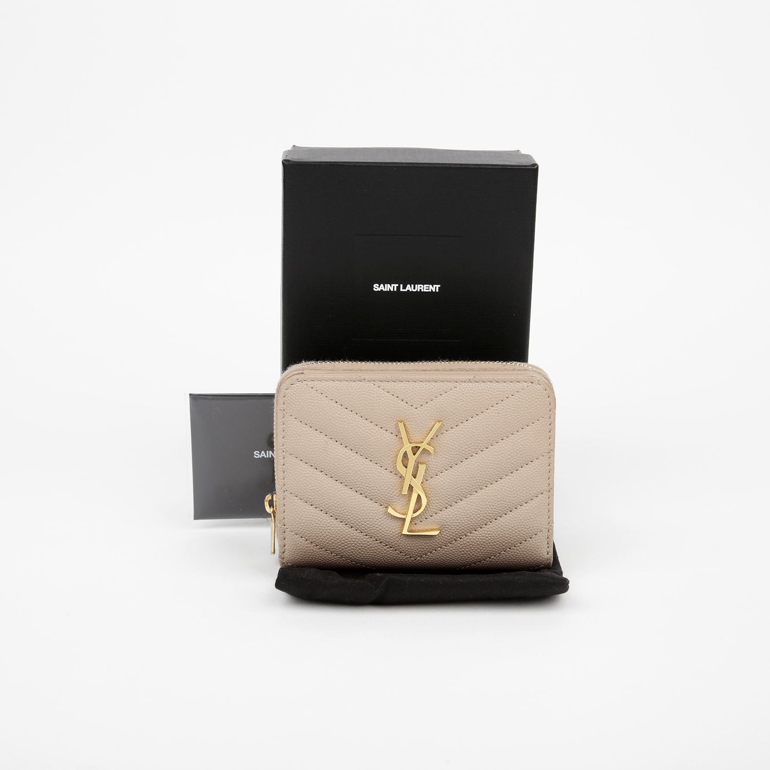 Saint Laurent Compact Home Around Wallet 403723