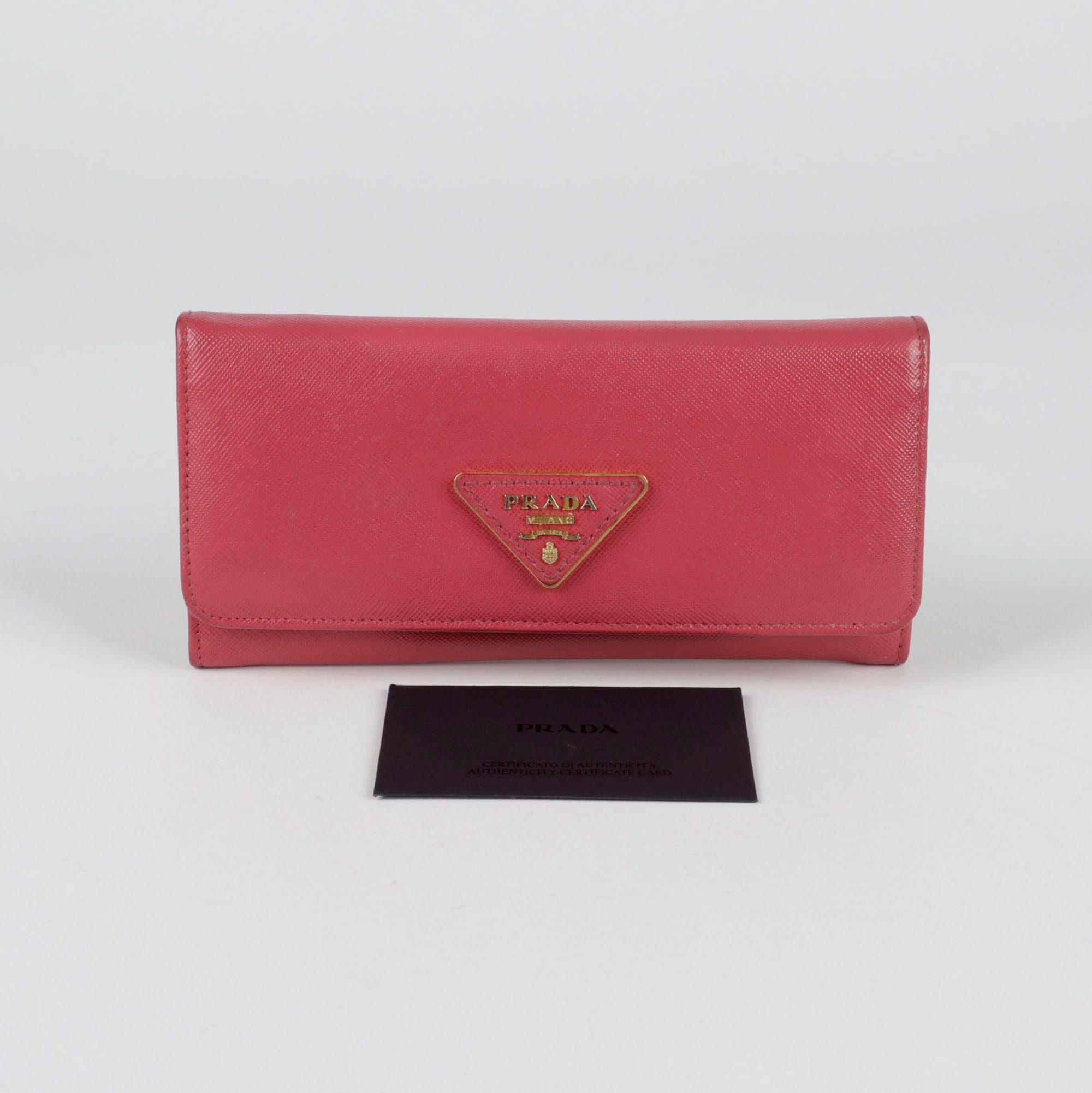 Prada Metal Logo Long Wallet 1M1132