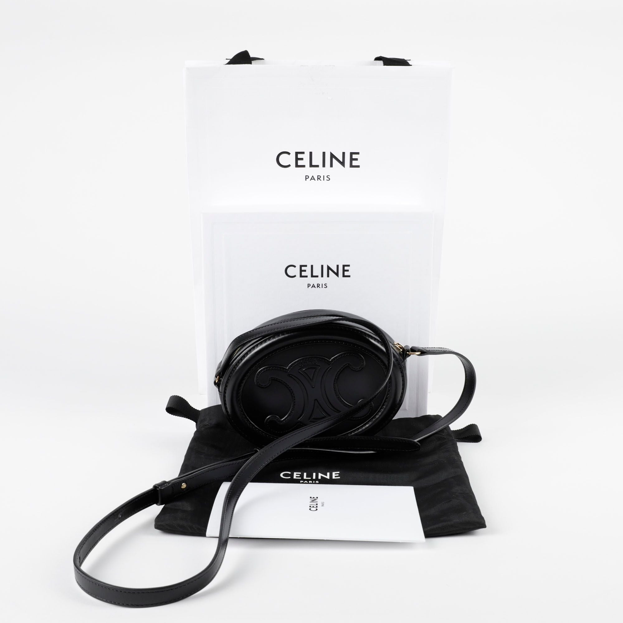 Celine Oval Pearl Shoulder Crossbody Bag 10I703DPQ