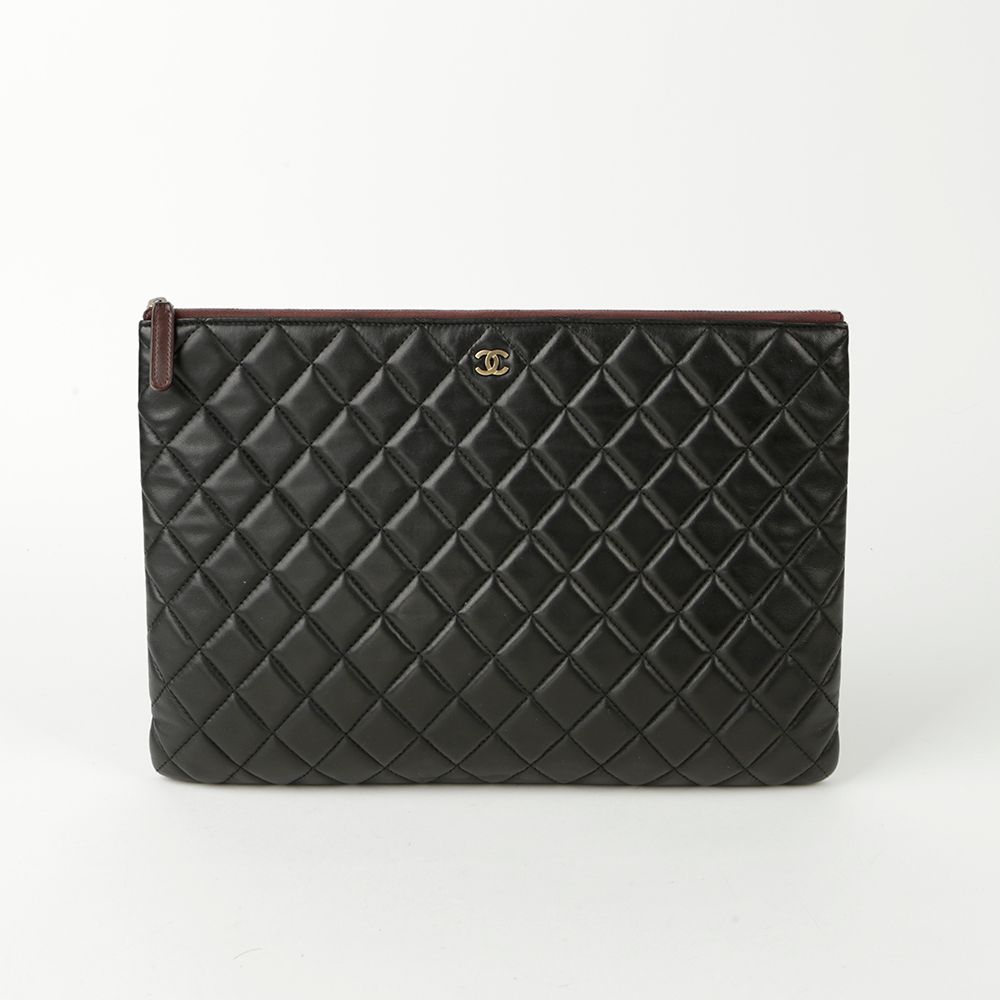 CHANEL Classic Large Clutch Lambskin A69251