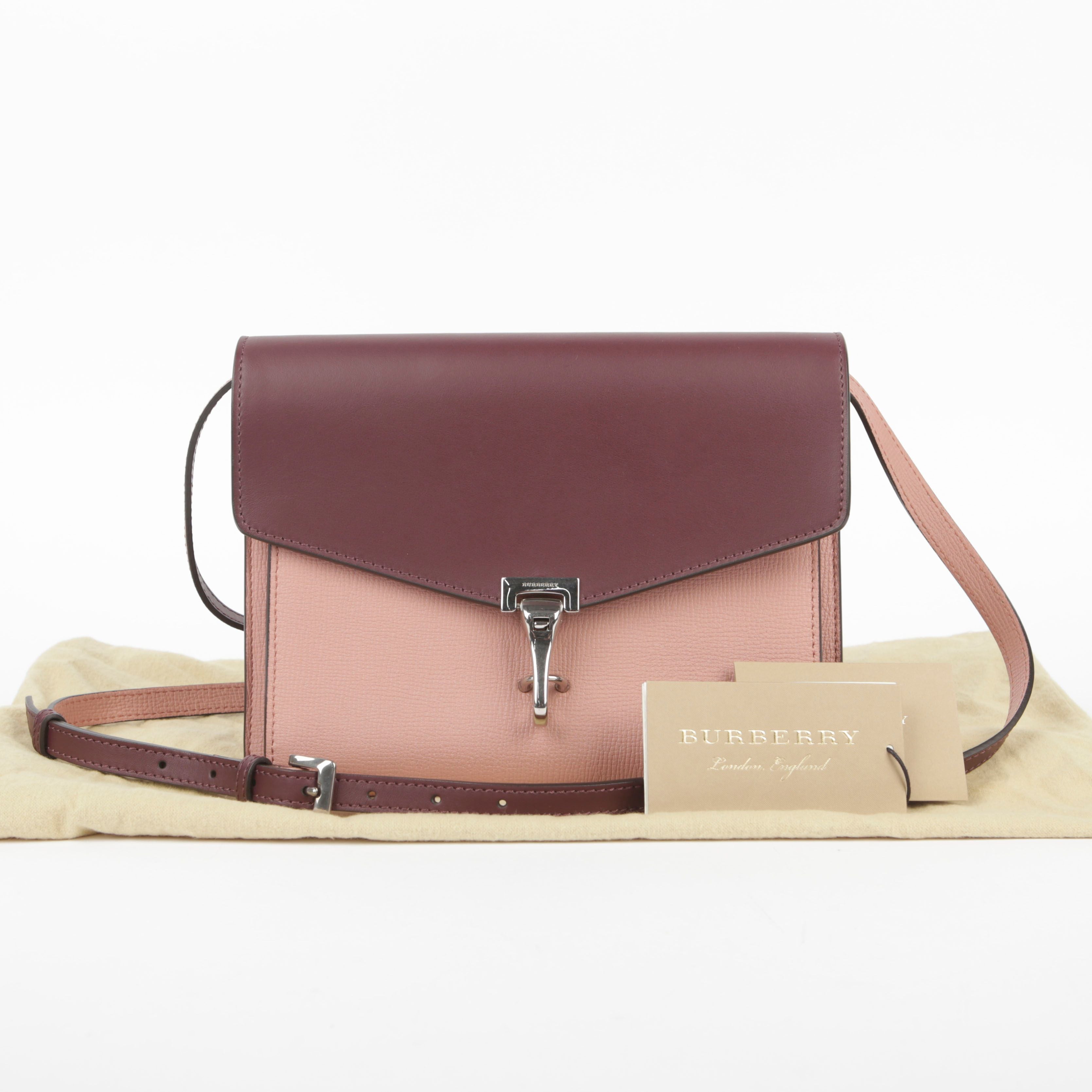 Burberry Two-tone Leather McKen Crossbody Bag 4076473