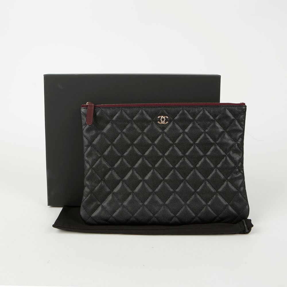 CHANEL Classic Caviar Neodium Clutch A82545