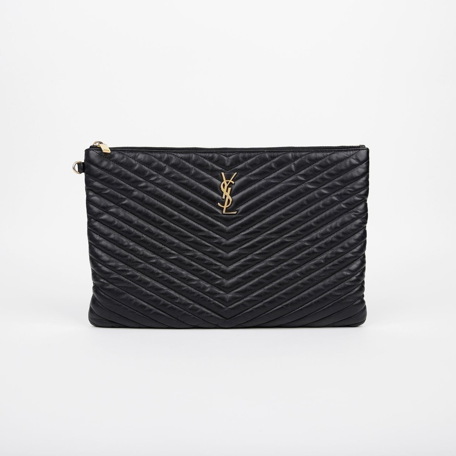 Saint Laurent Monogram Document Holder Clutch 440222