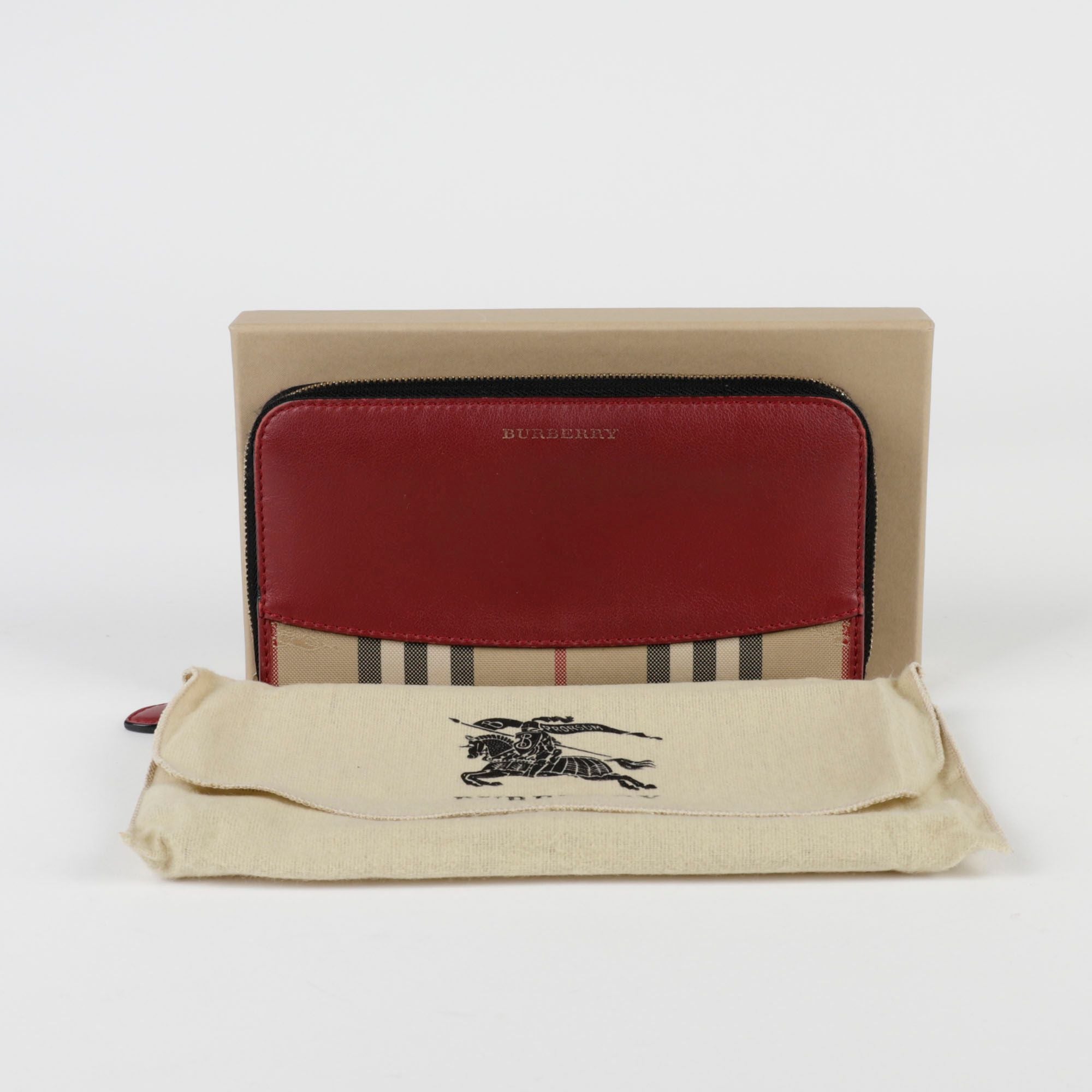 Burberry Check Long Wallet 3982454 SKU