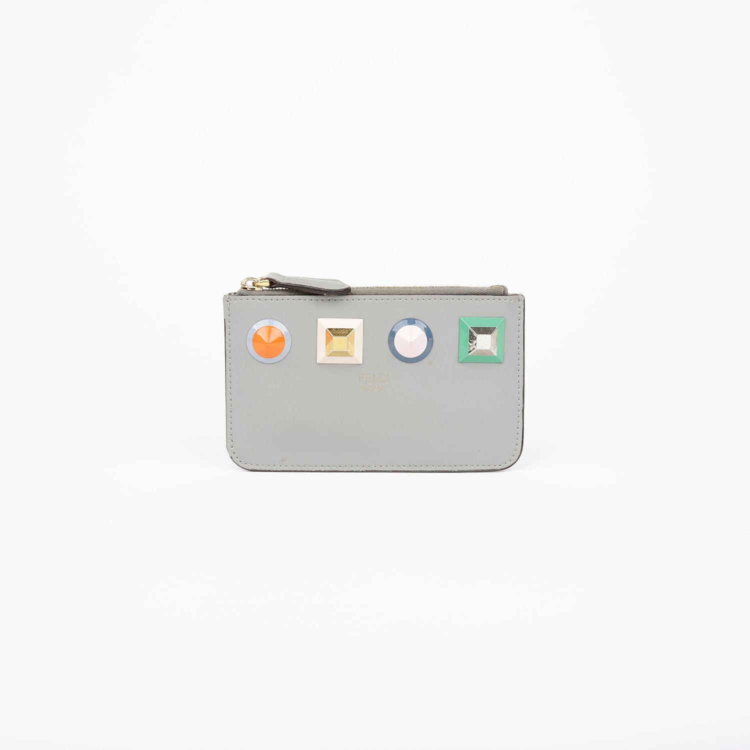 Fendi Rainbow Stud Key Case Pouch Wallet 8AP151