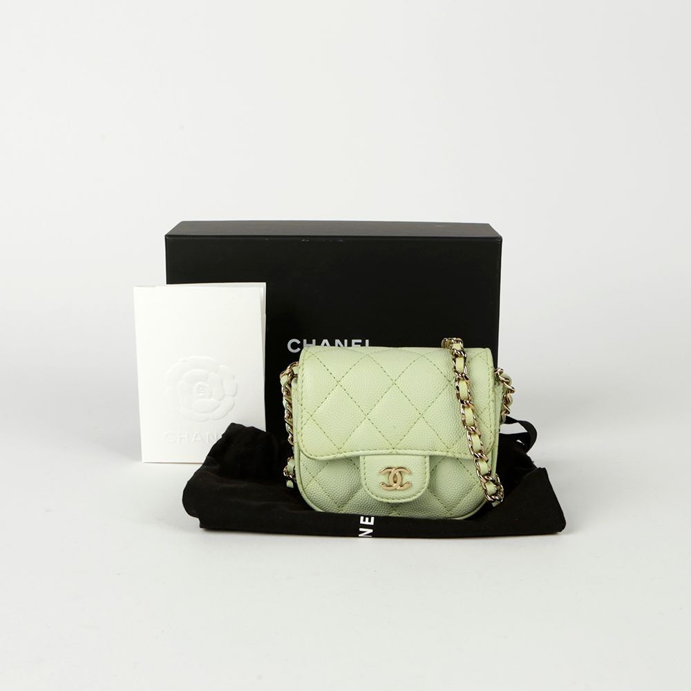 CHANEL Caviar Classic Mini Shoulder Bag - AP2475