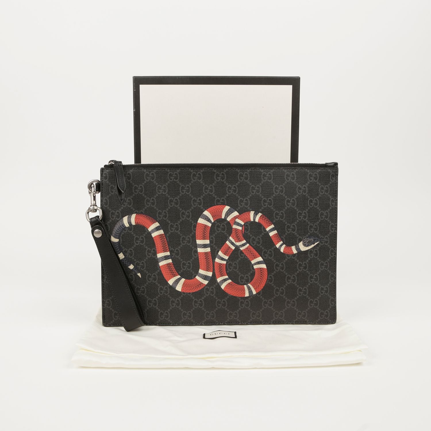 Gucci Snake Strap Clutch Bag 473904