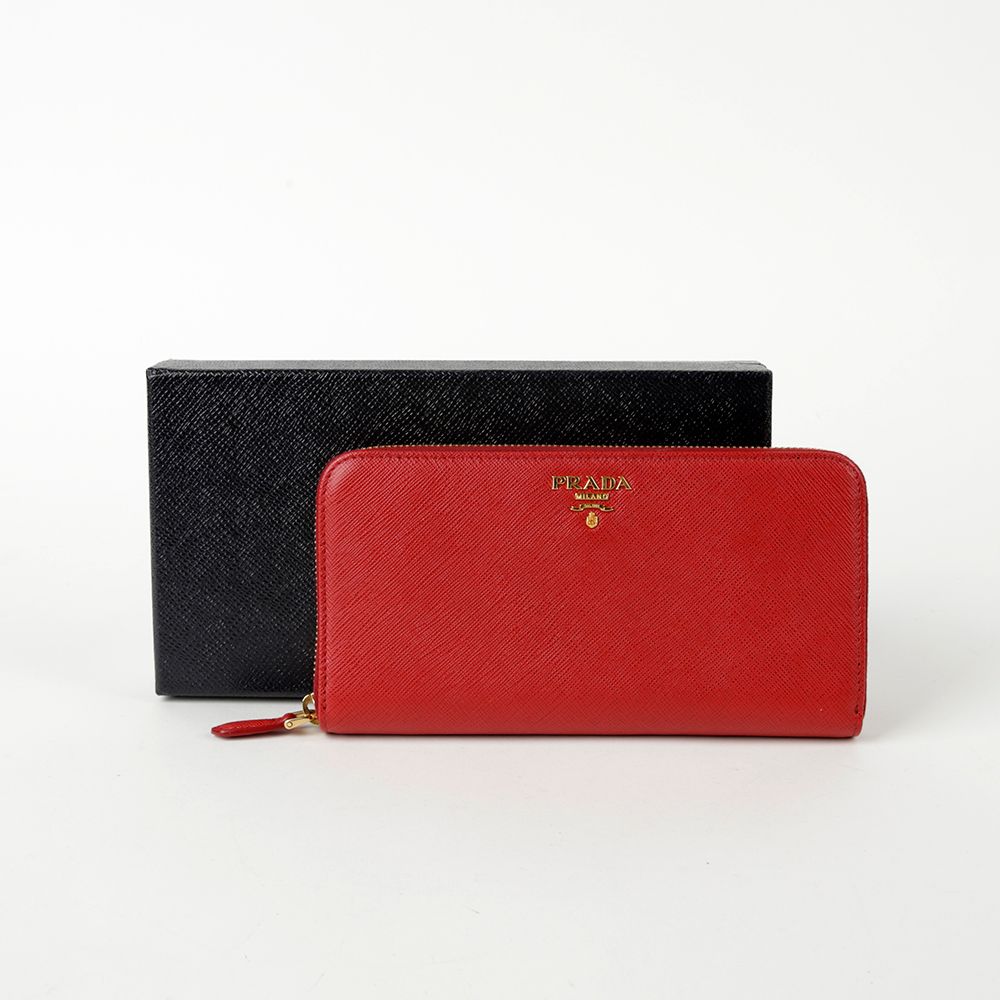 Prada Round Long Wallet 1ML506