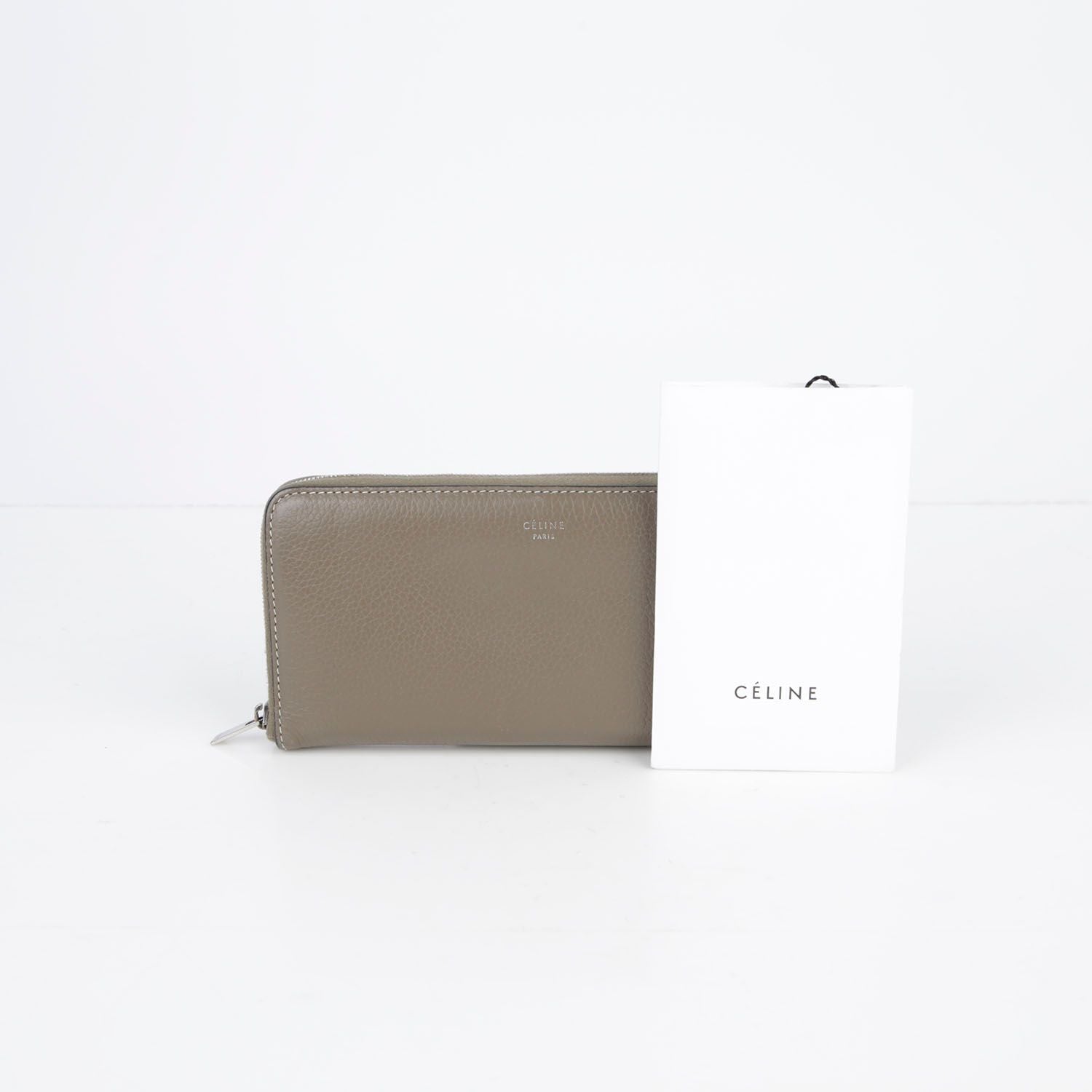 Celine Vertical Straw Around Wallet 100953