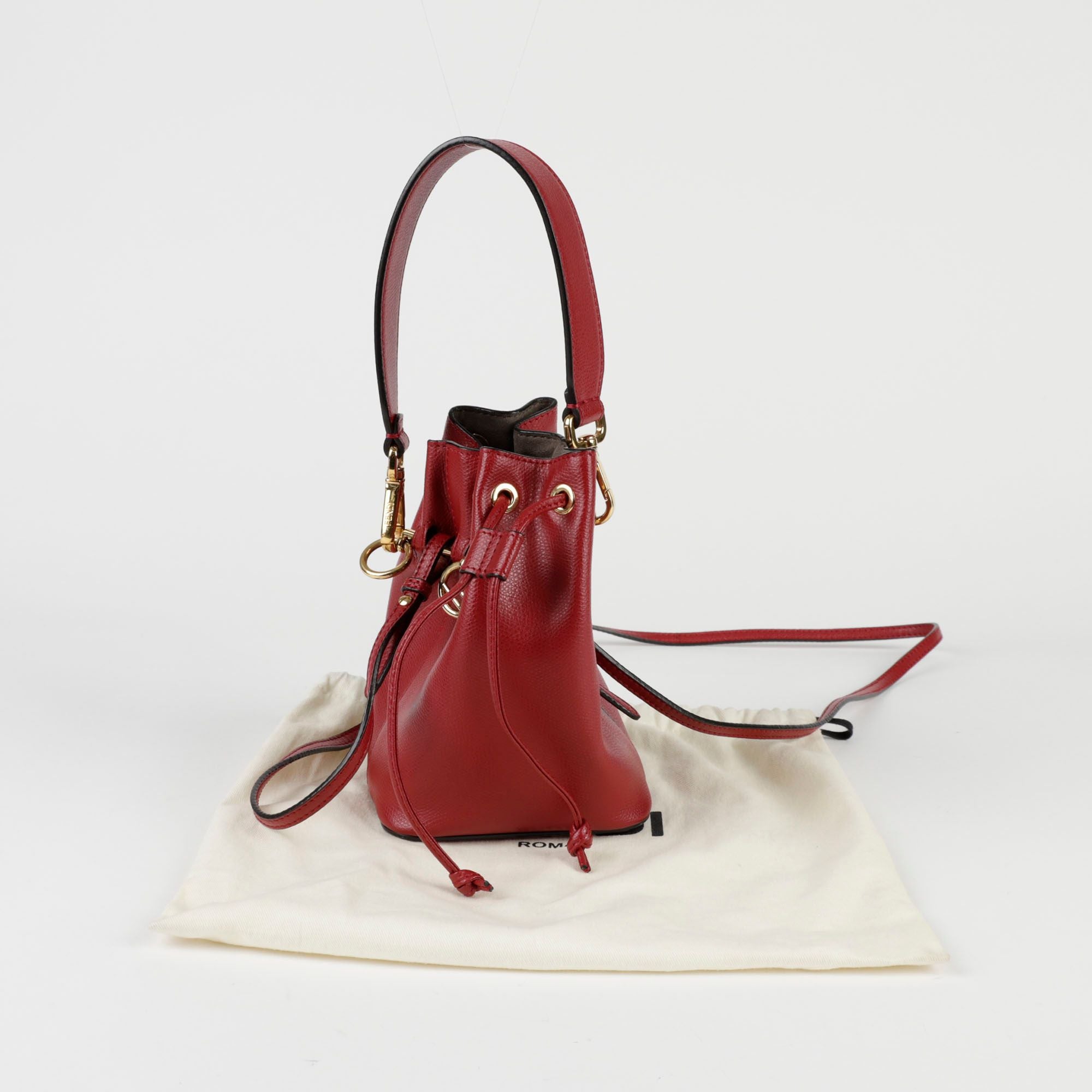 Fendi Mini Bucket Tote Shoulder Bag 8BS010