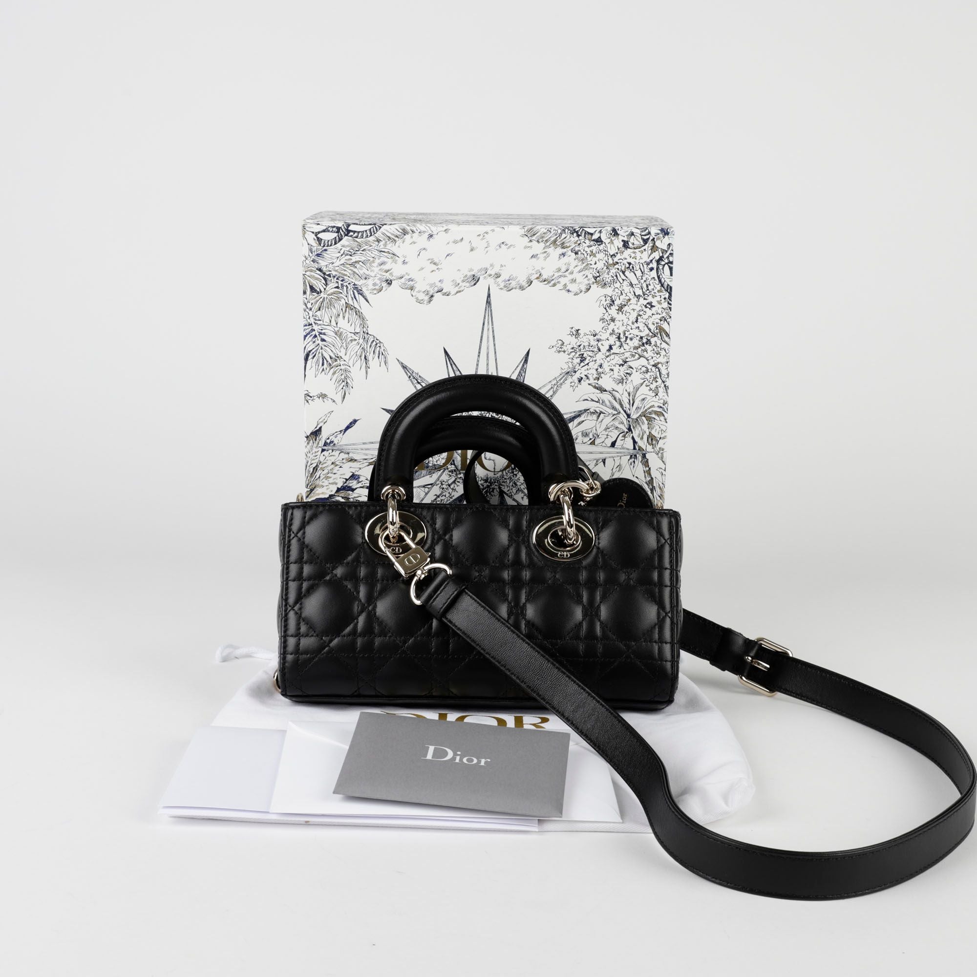 Dior Lady Joy Small Tote cum Shoulder Bag M0613ONGE