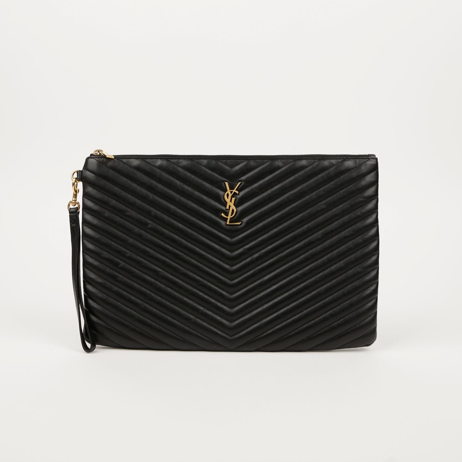 Saint Laurent Monogram Document Holder Clutch 440222