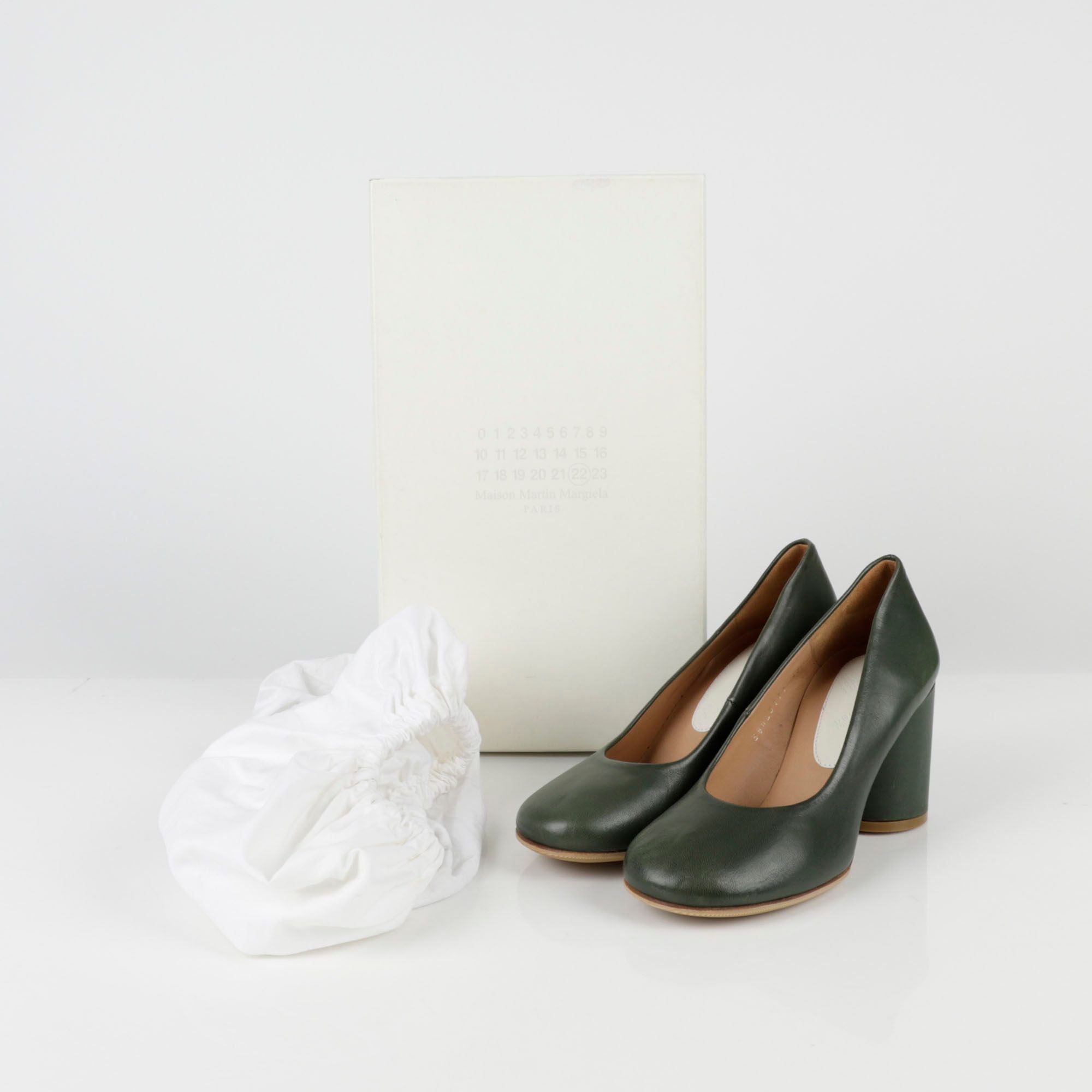 Maison Margiela Women's Green Pumps Size 36 - 38WL0177