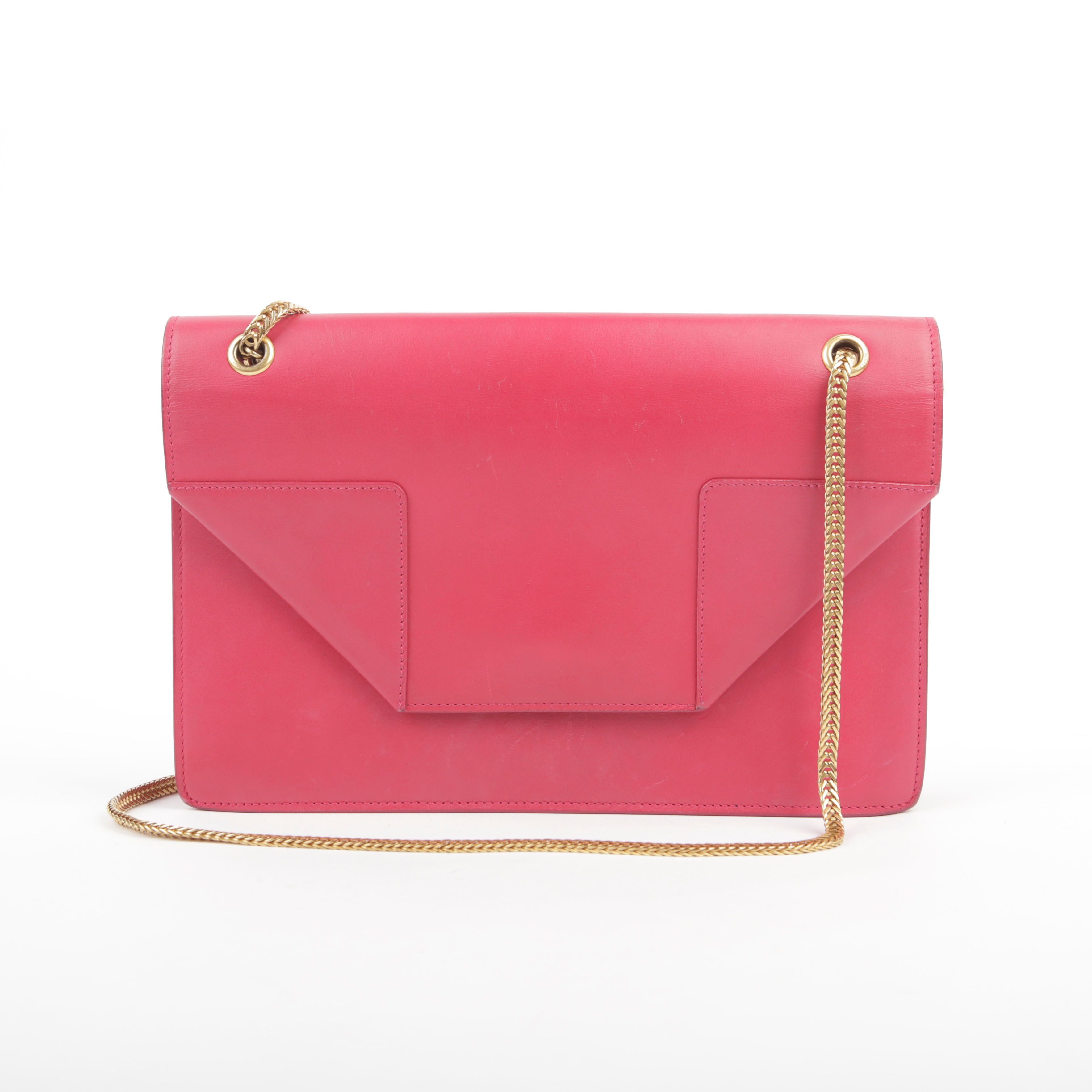 Saint Laurent Medium Pink Leather Betty Shoulder & Crossbody Bag 314515