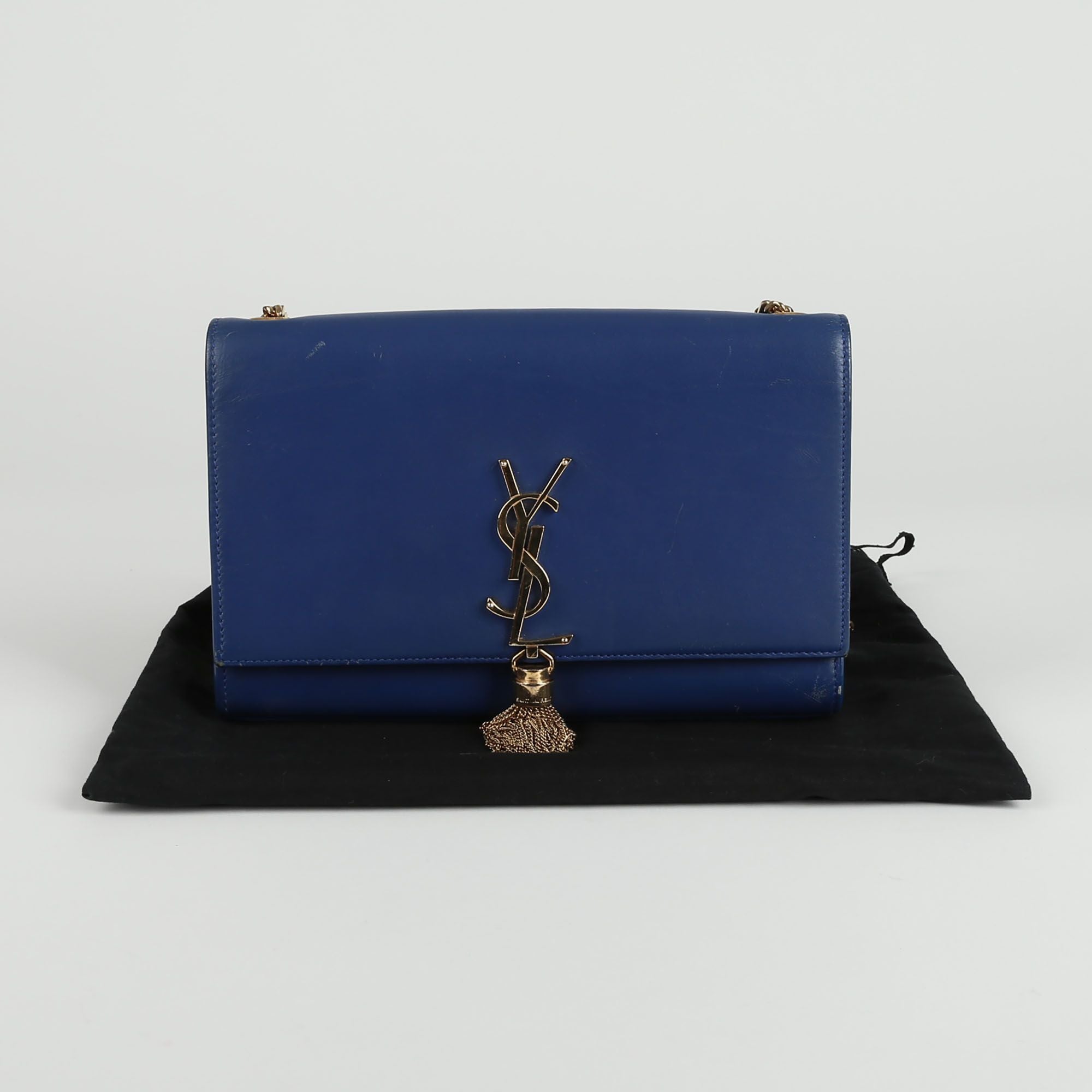 Saint Laurent Monogram Tassel Shoulder Bag 354119