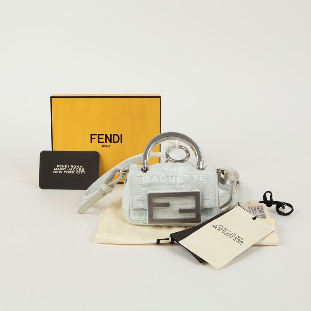 Fendi Nano Baguette Crossbody Bag 7AS136