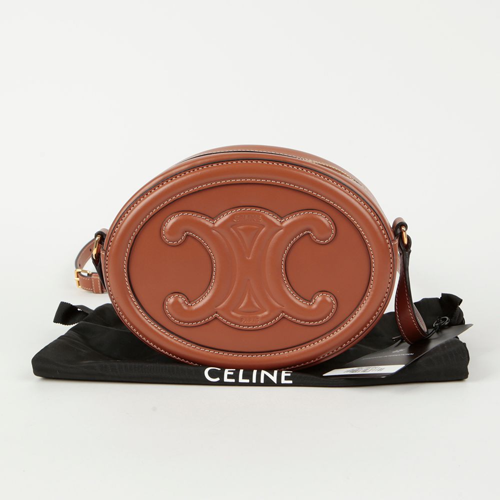 Celine Oval Shoulder Crossbody Bag 198603DXC