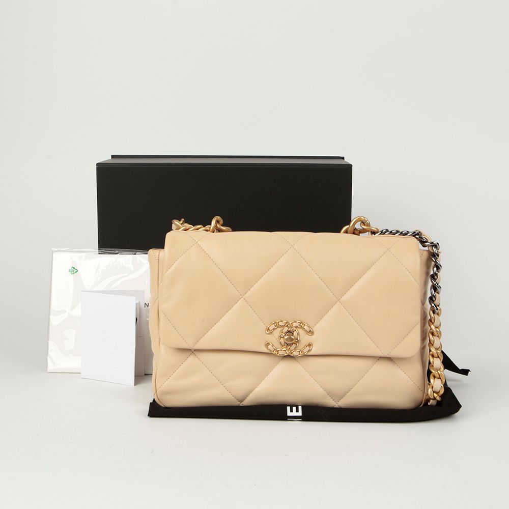 CHANEL Large Tote Shoulder Bag AS1161