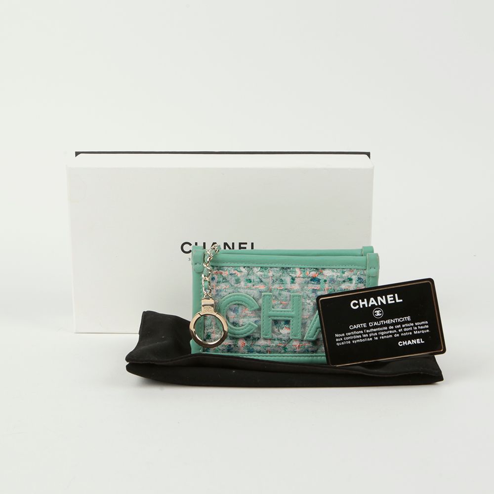 CHANEL Mini Logo PVC Key Pouch SKU27