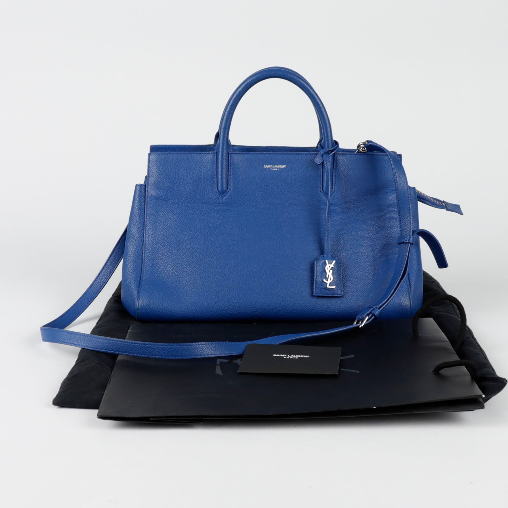 Saint Laurent Ribbed Gosh Small Tote Shoulder Bag 400413