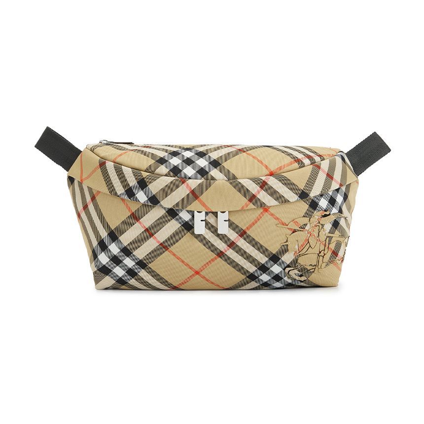 Burberry Men's Check Belt Bag ESSENTIAL 8091780