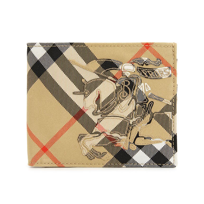 Burberry Men's Check Bifold Wallet 8097588
