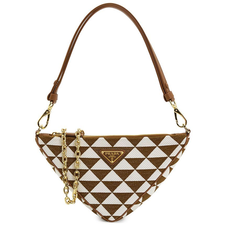 Prada Women's Triangle Tote Bag 1BC543 2FKL F0I0U DOM