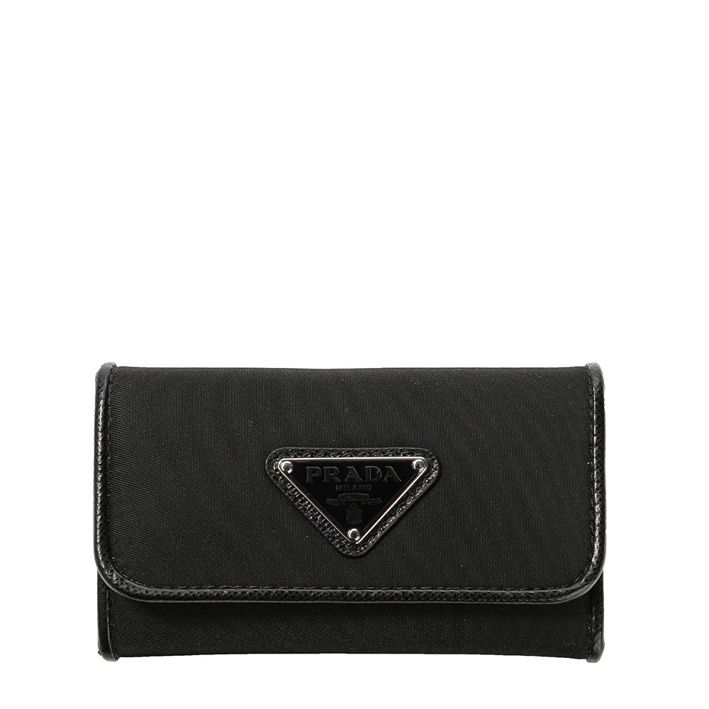 Prada Key Holder with Keyhole Design (SKU: 1PG222 UZ0 F0002)
