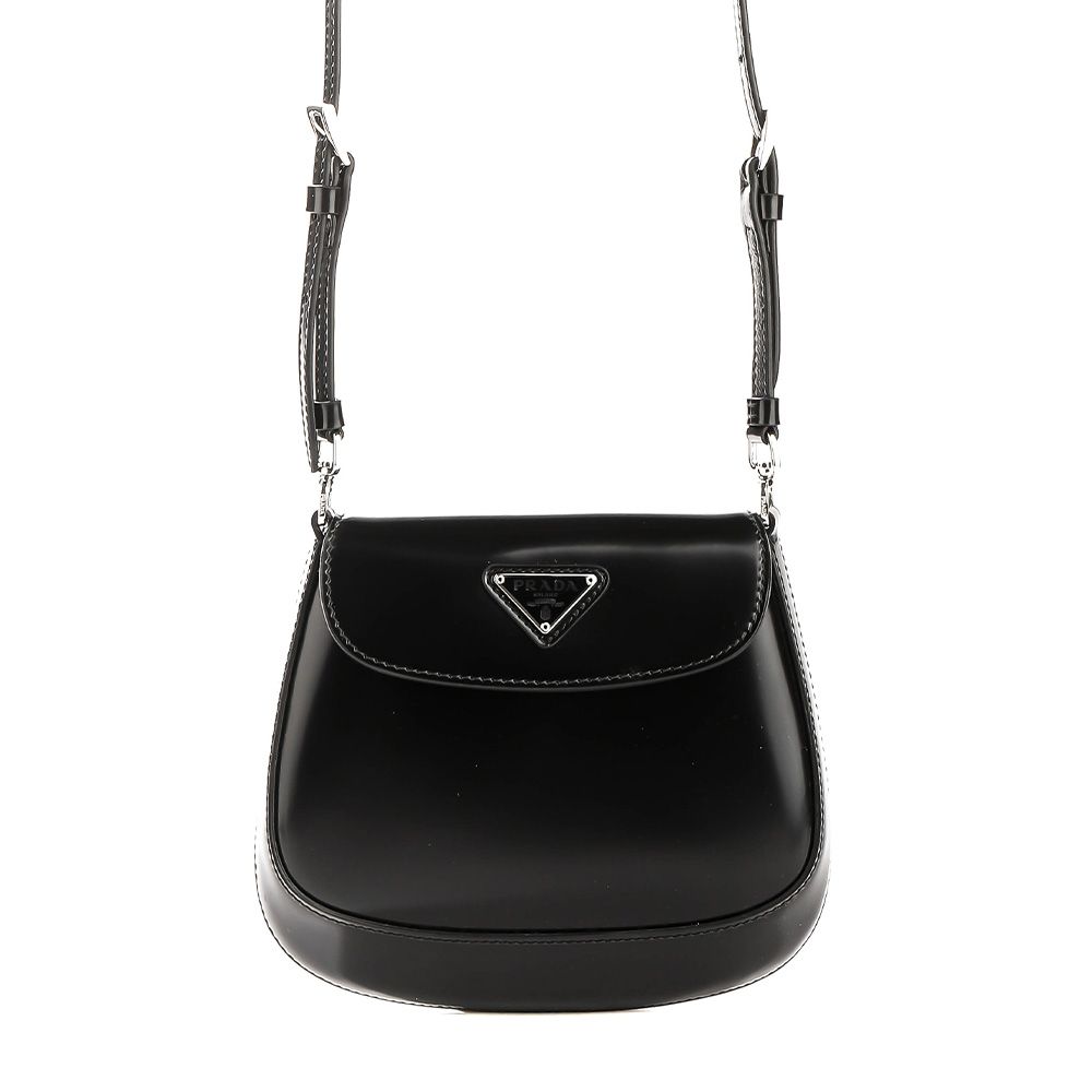 Prada Women's Cleo Mini Shoulder Bag (1BH188 ZO6 NERO)