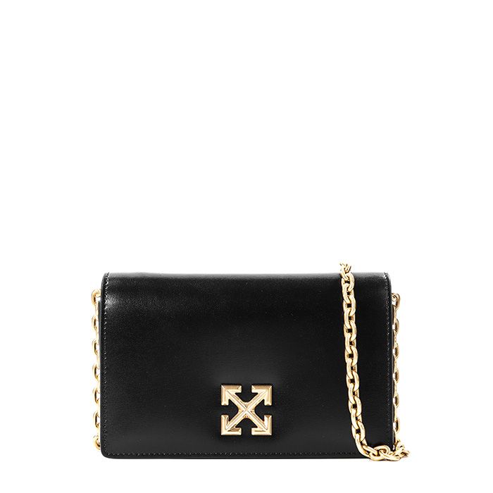 Off White Women's Twisted Zitney Shoulder Bag (OWNA104R21LEA002 1000)