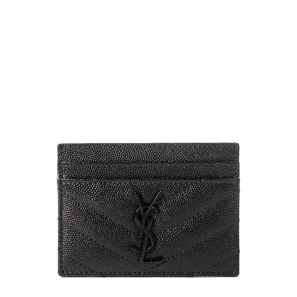 Saint Laurent Women's Monogram Card Wallet - 24SS (A_423291 BOW08 1000)