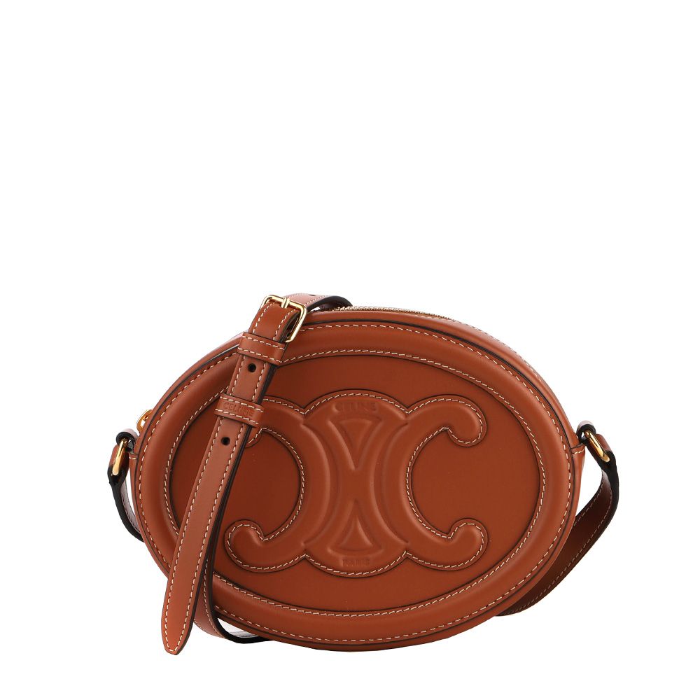 Celine Women's Triofe Oval Crossbody Bag - 24SS (SKU: 198603DXC 04LU)