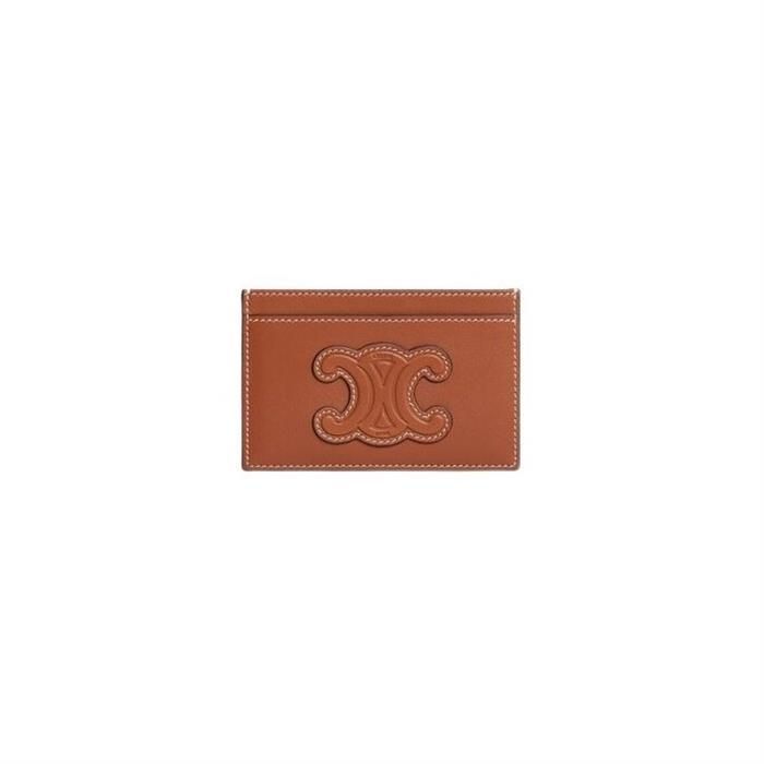 Celine Triomphe Card Wallet 10B703EMJ
