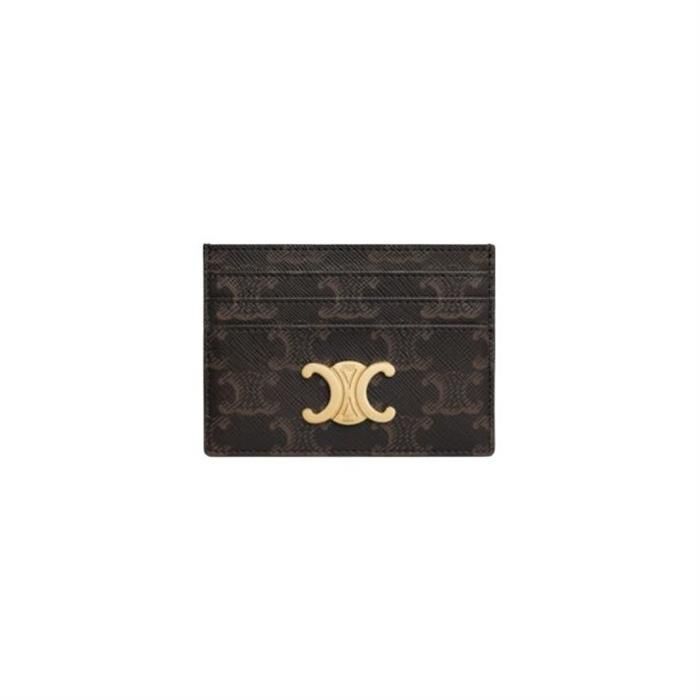 Celine Card Wallet with Metal Emblem 10L832CQH