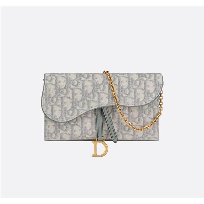 Dior Saddle Chain Wallet Crossbody S5614CTZQ