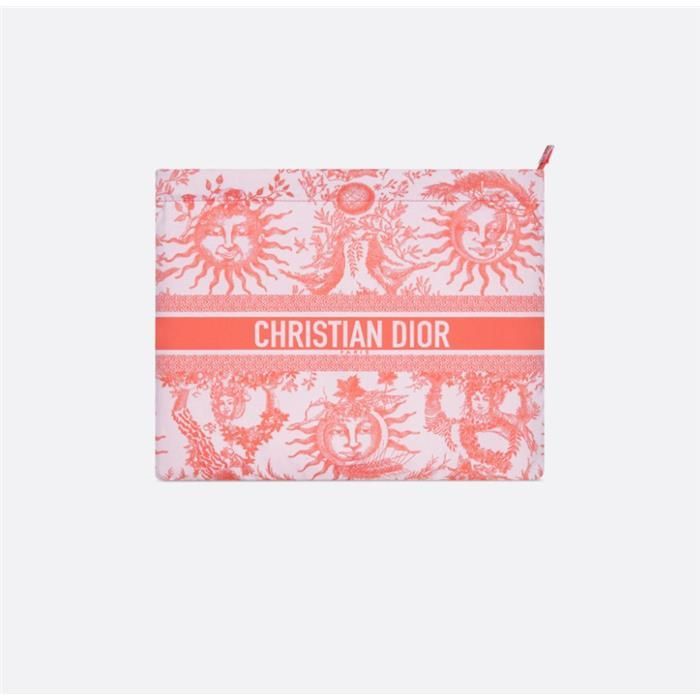 Dior Zip Pouch Clutch Bag Travel Pouch S5440ONJA